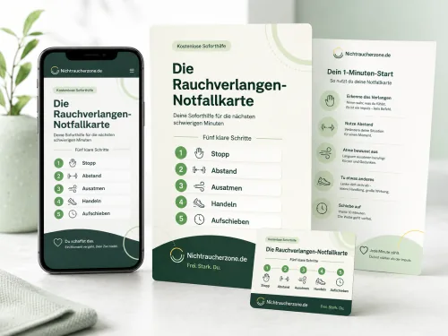 Produktbild Rauchverlangen-Notfallkarte