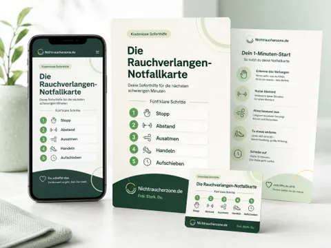 Produktbild Rauchverlangen-Notfallkarte