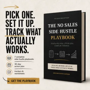 Cover The No Sales Side Hustle Playbook