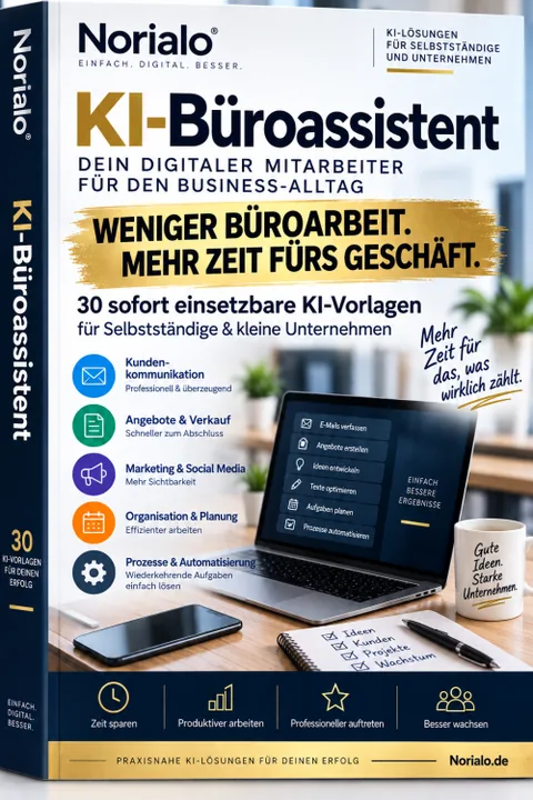 Produktbild Norialo KI-Büroassistent mit 30 KI-Vorlagen