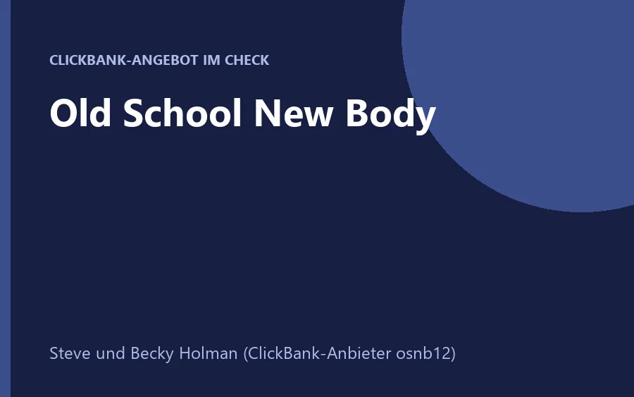 Produktbild Old School New Body