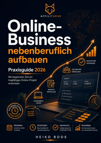 Titelbild des E-Books Online-Business nebenberuflich aufbauen von Heiko Boos
