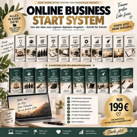 Produktbild Online Business Start System