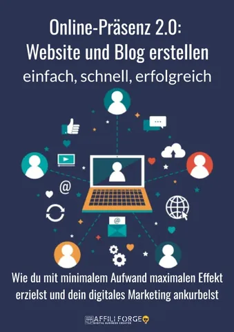 Produktbild des E-Books Online-Präsenz 2.0 zur Website- und Blogerstellung