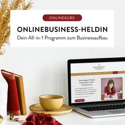 Produktbild Onlinekurs Werde zur Onlinebusiness-Heldin (Julia Bräunig)