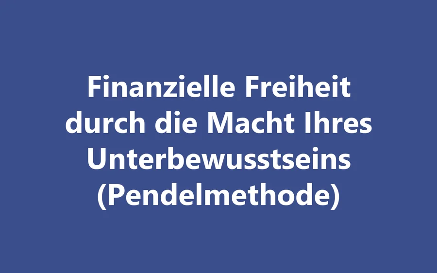 Produktbild Pendelmethode Lotto E-Book