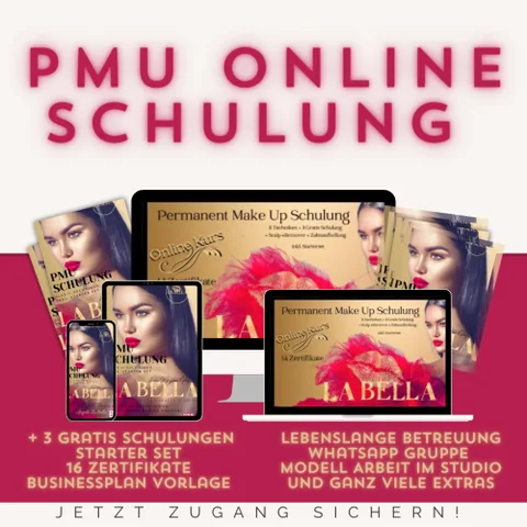 Produktbild Permanent Make Up Schulung Premium Masterclass Online Kurs