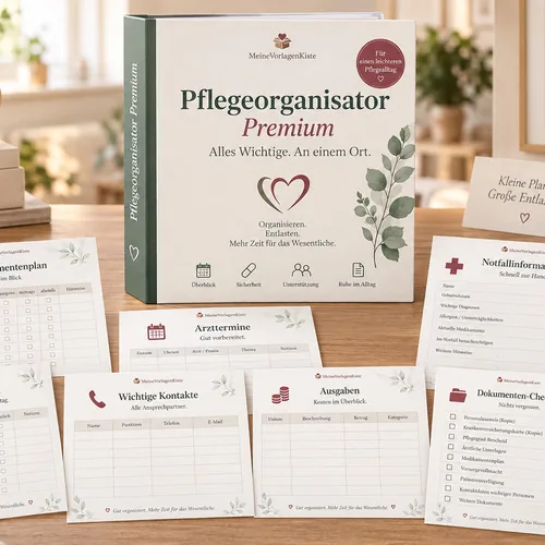 Produktbild Pflegeorganisator Premium