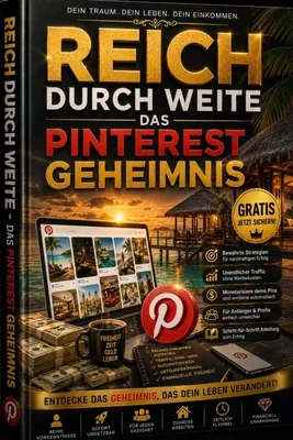 Produktbild Pinterest Insider Secrets: Reich durch Weite (E-Book)