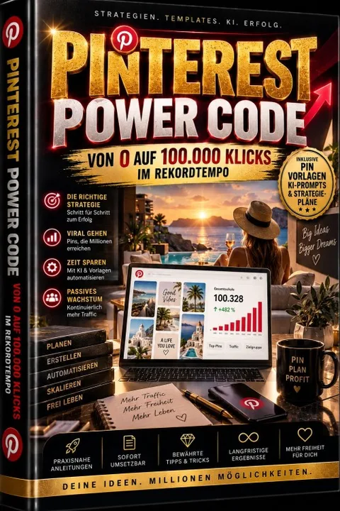 Produktbild Pinterest Power Code Kurs