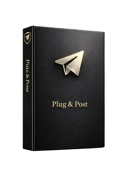 Plug and Post Library Telegram-Kanal mit PLR-Inhalten