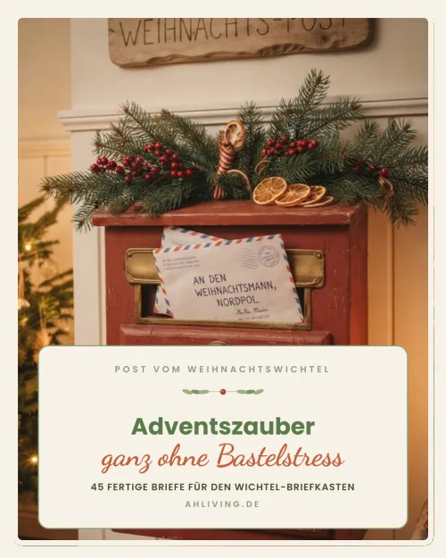 Briefe-Set Post vom Weihnachtswichtel von ah.living