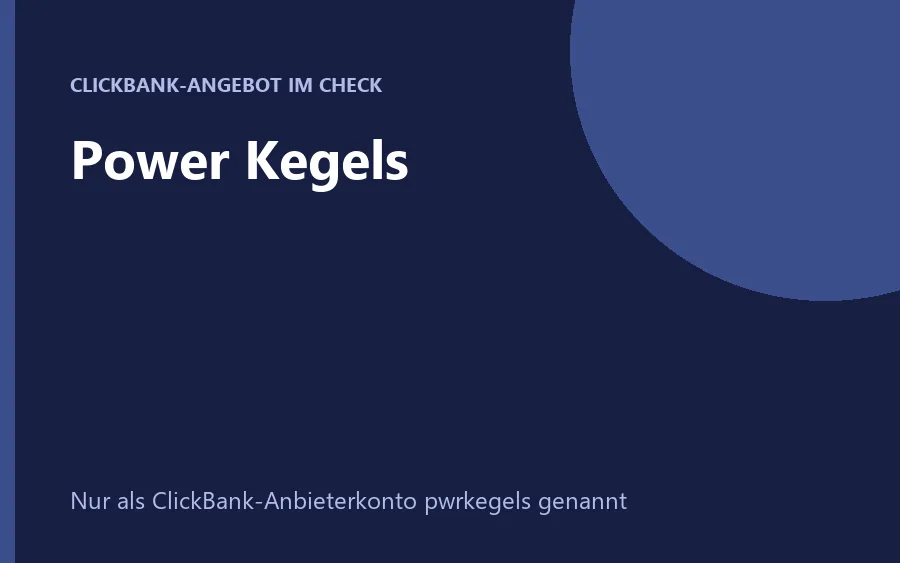 Produktbild Power Kegels
