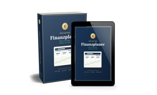 Dashboard-Ansicht der App Privater Finanzplaner