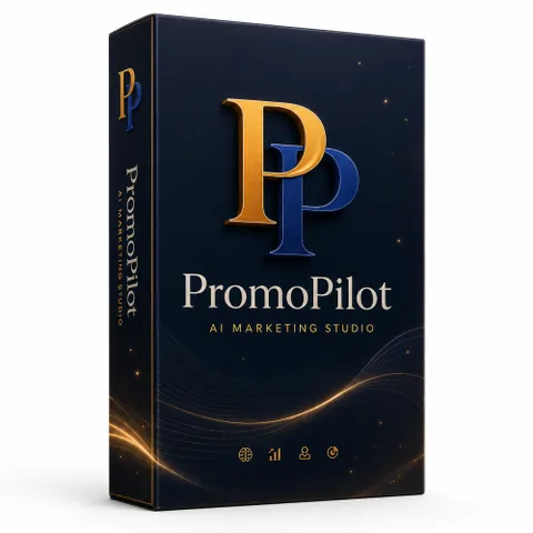 Bildschirmansicht des PromoPilot KI-Marketing-Studios