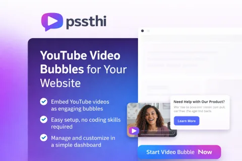 Produktbild PsstHi Video-Widget (Jahresabo)