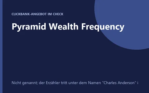 Produktbild Pyramid Wealth Frequency