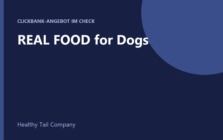 Produktbild REAL FOOD for Dogs