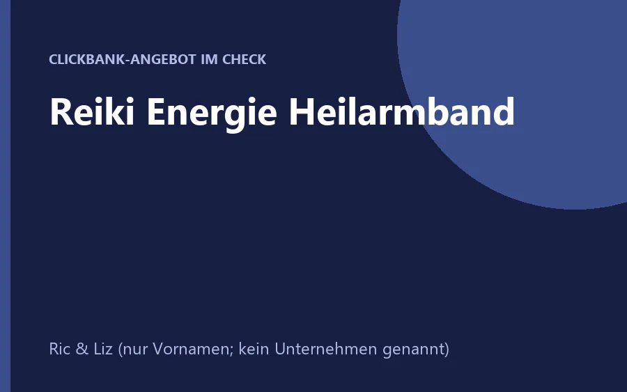 Produktfoto Reiki Energie Heilarmband