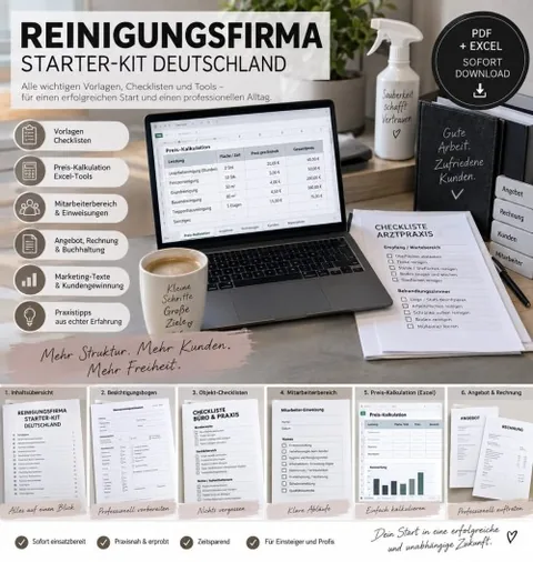 Produktbild Reinigungsfirma Starter-Kit Deutschland