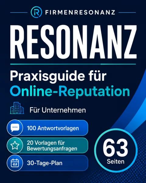 Produktbild RESONANZ Praxisguide für Bewertungsmanagement