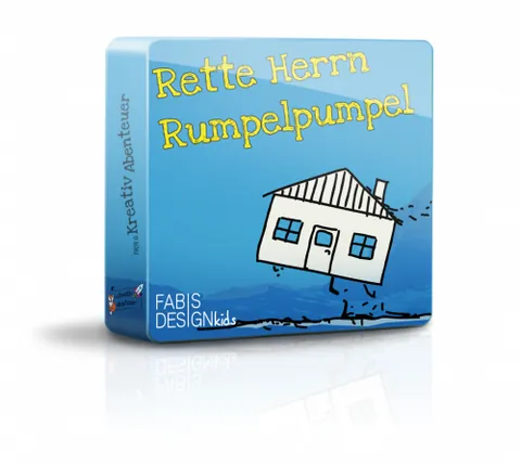 Titelbild des Kreativ-Abenteuers Rette Herrn Rumpelpumpel