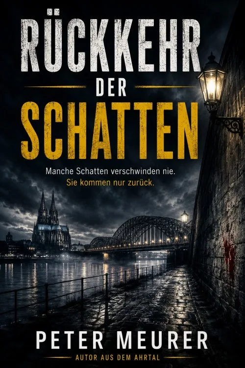 Buchcover Kriminalroman Rückkehr der Schatten