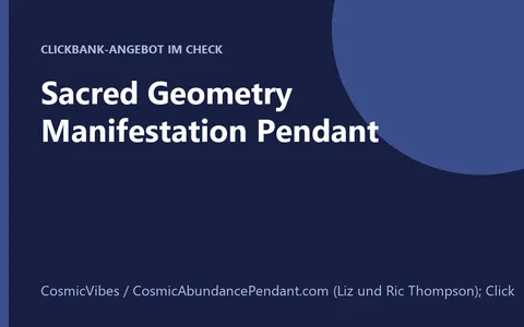 Sacred-Geometry-Anhänger mit Sri-Yantra-Motiv