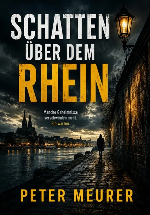 Buchcover Kriminalroman Schatten über dem Rhein