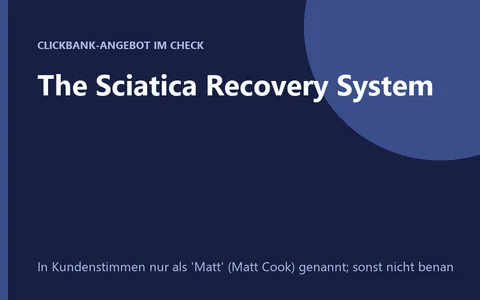 Sciatica Recovery System Videoprogramm