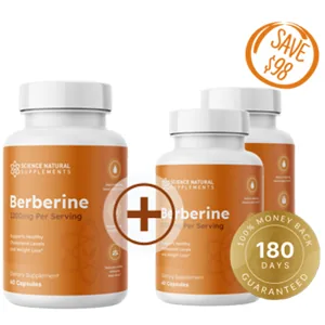 Produktbild Science Natural Supplements Berberine Flasche
