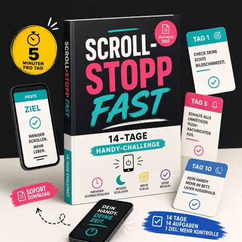 Produktbild Scroll-Stopp Fast 14-Tage Handy-Challenge