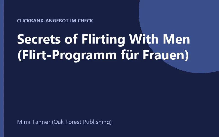Produktbild Secrets of Flirting With Men