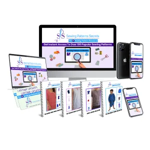 Mockup-Bild der Sewing-Pattern-Secrets-Mitgliedsdatenbank