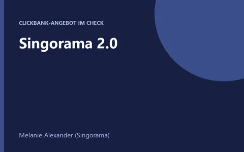 Produktbild Singorama 2.0 Gesangskurs