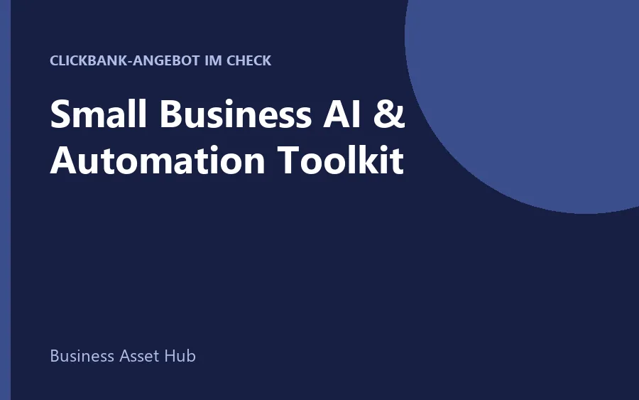 Produktbild Small Business AI & Automation Toolkit