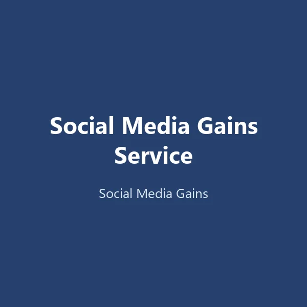 Produktbild Social Media Gains Service (Instagram-Wachstum, Abo)