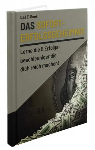 E-Book-Cover Das Sofort-Erfolgsgeheimnis mit Geldscheinen
