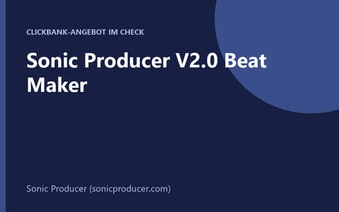 Produktbild Sonic Producer V2.0 Beat Maker