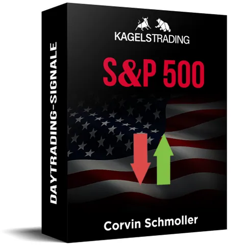 Produktbild der S&P 500 Daytrading-Signale von Corvin Schmoller bei Kagels Trading