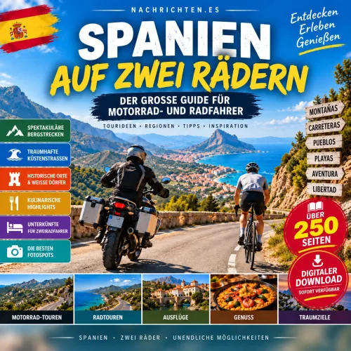 Cover des E-Books Spanien auf zwei Rädern von Nachrichten.es