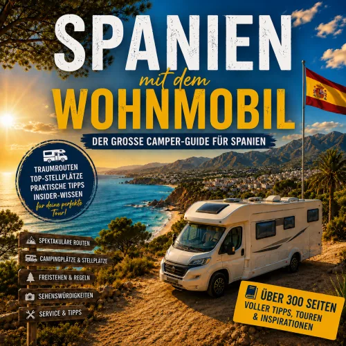Cover des E-Books Spanien mit dem Wohnmobil von Nachrichten.es
