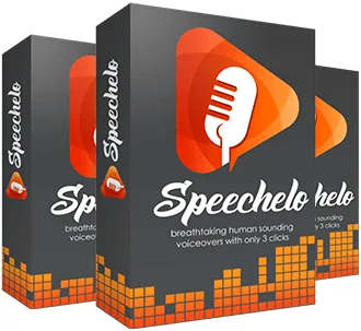 Speechelo Text-zu-Sprache Software Verpackungsgrafik