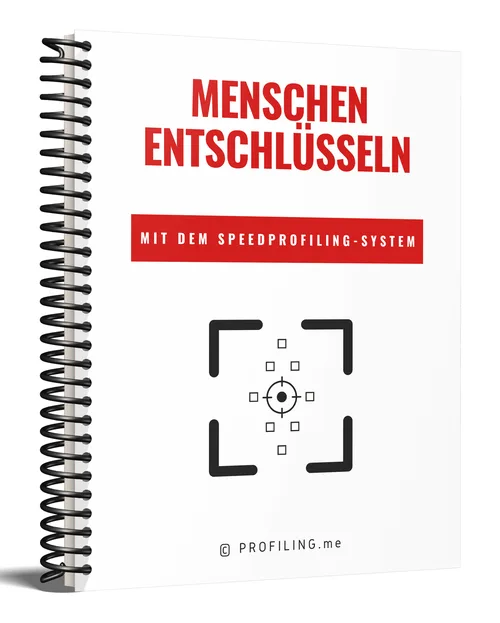 Titelbild des PDF-Buchs Menschen entschlüsseln mit dem SpeedProfiling-System von PROFILING.me