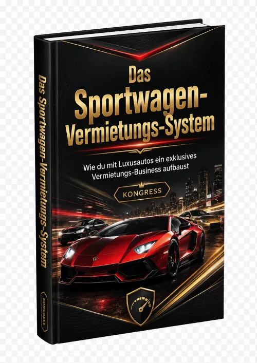 Cover des Ratgebers Das Sportwagen-Vermietungs-System