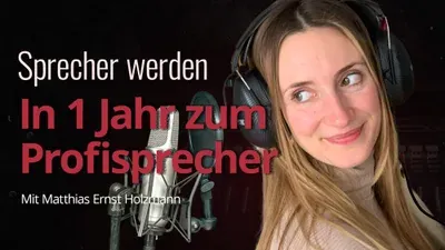 Produktbild Sprecher werden - In 1 Jahr zum Profisprecher, Intensiv (isid.de)