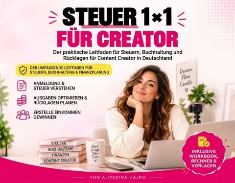 Cover des Guides Steuer 1x1 für Creator von Almedina Hajro