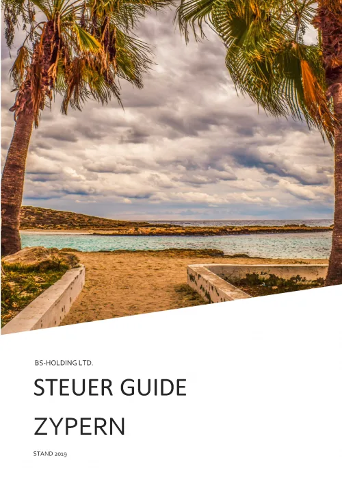 Produktbild Steuer Guide Zypern 2026