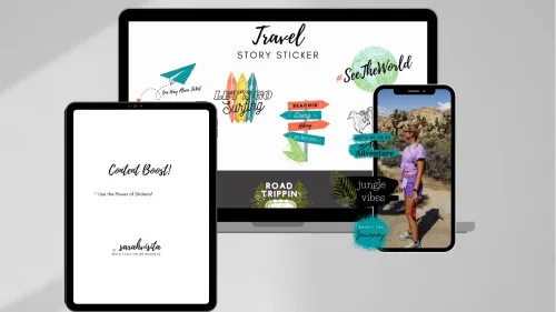 Produktbild Story Sticker TRAVEL