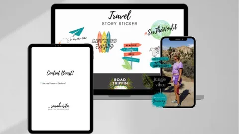Produktbild Story Sticker TRAVEL
